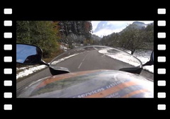Vidéo embarqué à moto, avec de la neige!